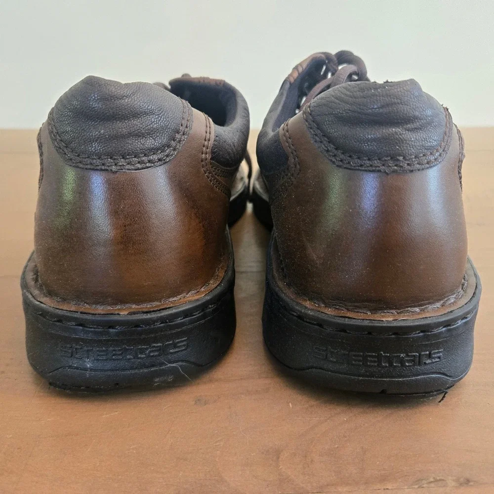 Streetcars Diplomat Oxford Shoes Mens 13 M Brown Leather Bicycle Toe
